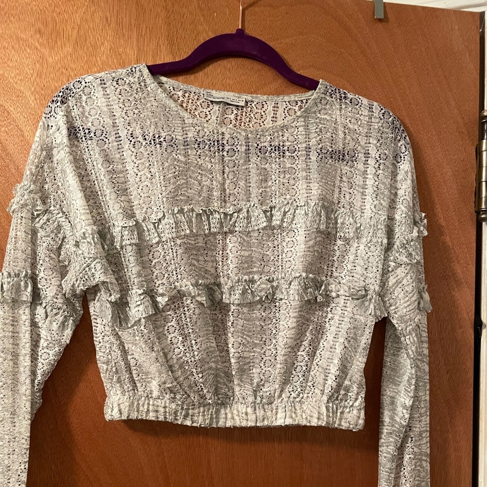 Zara | See through crop top NWOT
